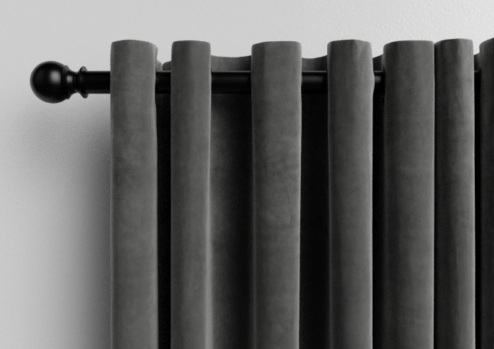 Ultra Luxe Velvet, Dark Grey - Made to Measure Curtains - Image 12
